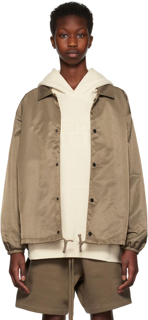 Brown '1977' Jacket商品第1张图片规格展示