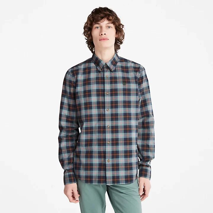 商品Timberland|Eastham River Stretch Checked Shirt for Men in Green,价格¥442,第1张图片