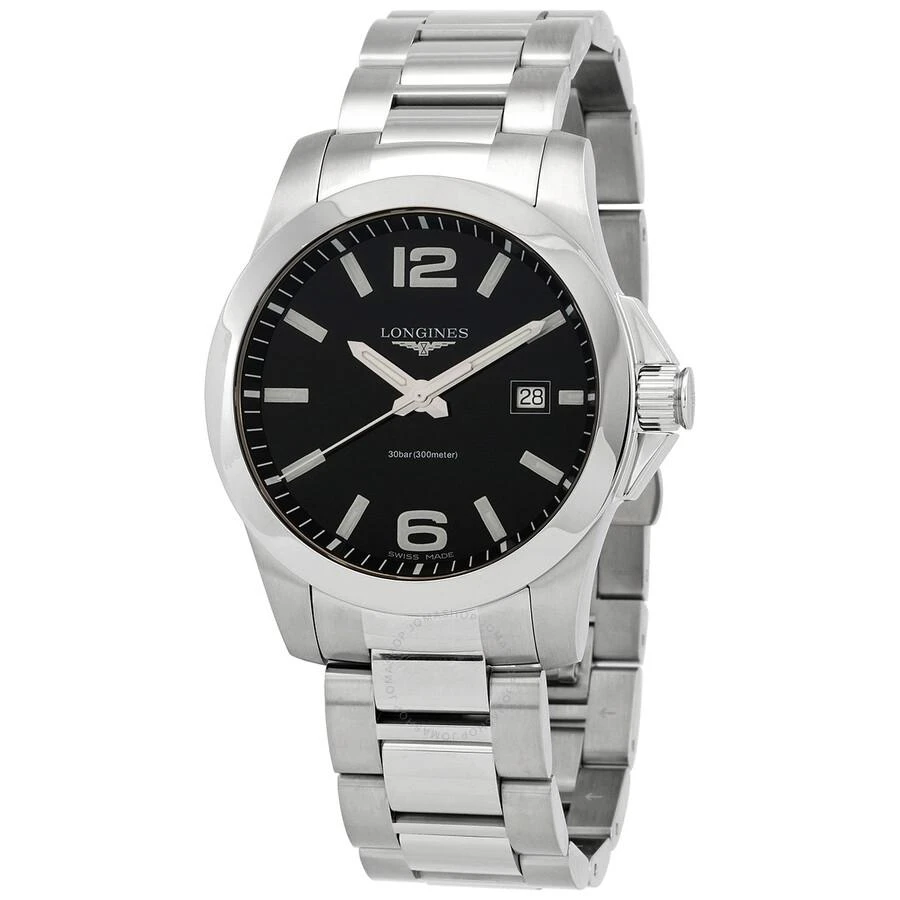 商品Longines|浪琴 康卡斯系列 男士石英手表41mm L3.759.4.58.6 ,价格¥4817,第1张图片