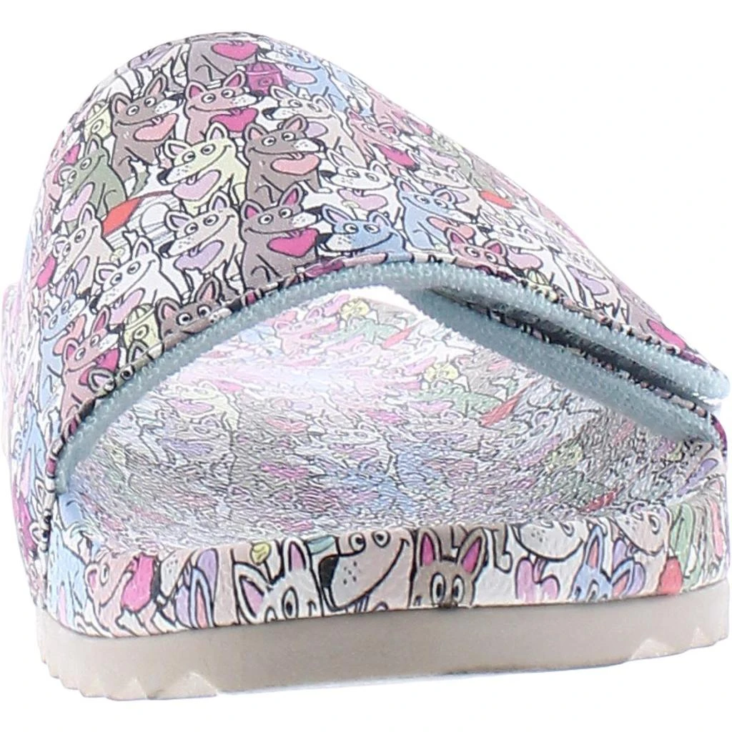 商品SKECHERS|BOBS From Skechers Womens Pop Ups 2 Graphic Adjustable Flat Sandals,价格¥123,第3张图片详细描述