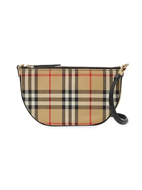 商品Burberry|Vintage Check Cotton Olympia Pouch,价格¥6248,第1张图片