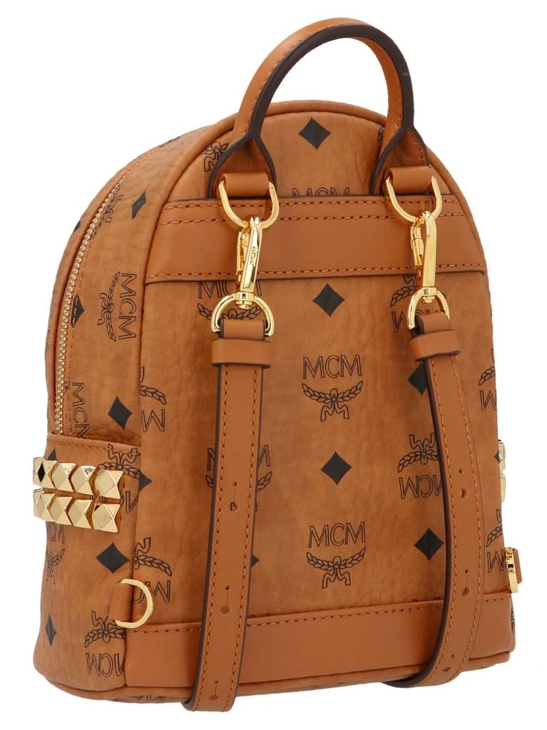 商品MCM|MCM Zaino Stark Logo Printed Backpack,价格¥5618,第2张图片详细描述