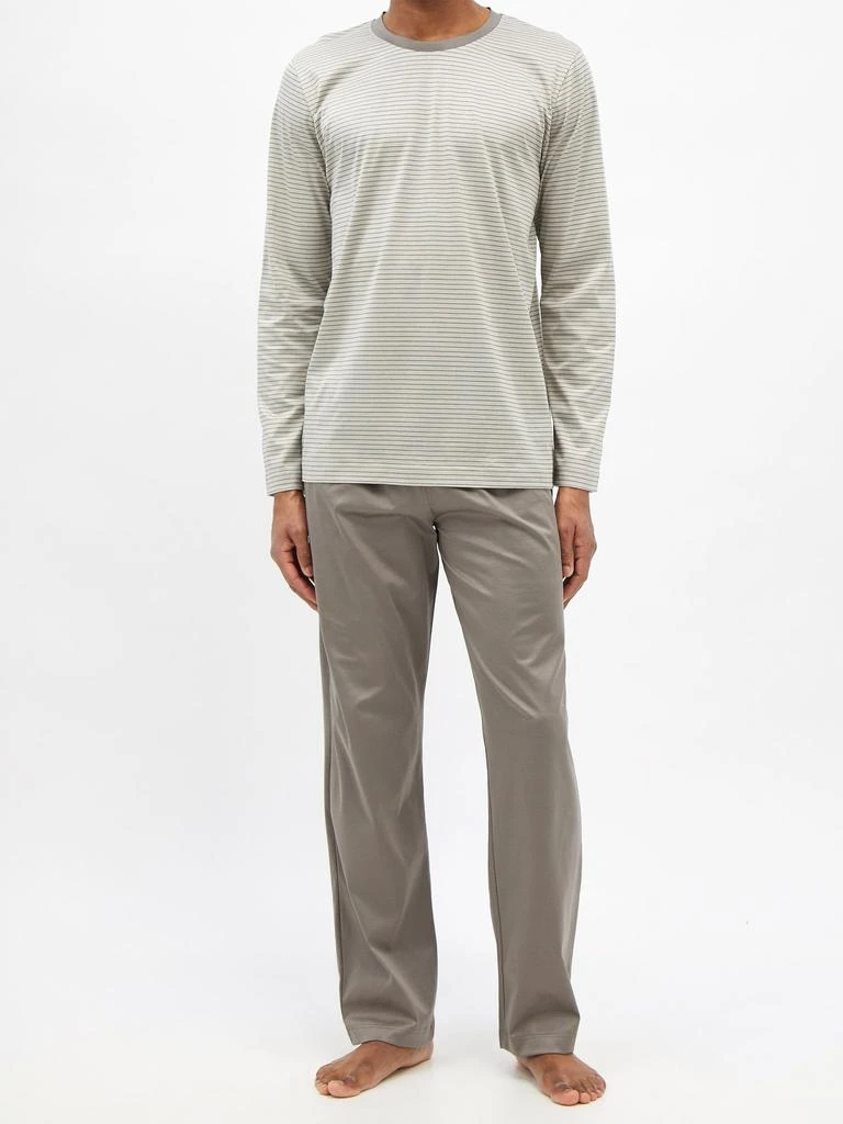 商品Zimmerli|Striped cotton-jersey pyjamas,价格¥1160,第2张图片详细描述