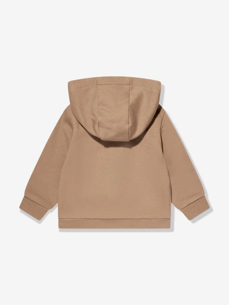 商品Fendi|Fendi Baby Logo Patch Zip Up Top in Beige,价格¥2716,第2张图片详细描述