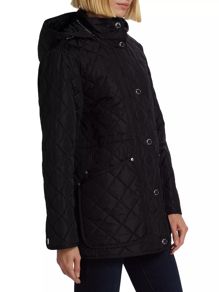 Burberry Roxbugh Quilted Hooded Jacket - Jackets - Free