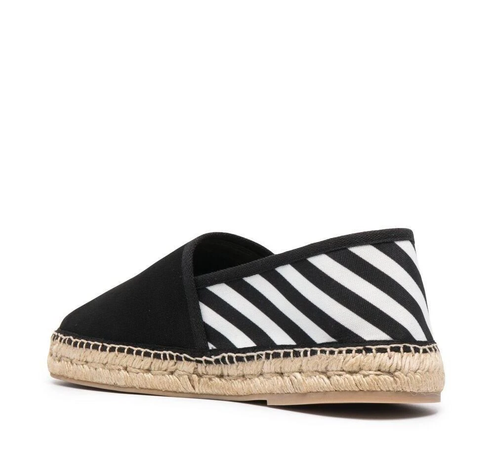 商品Off-White|OFF-WHITE Diagonal Stripes Logo Espadrilles,价格¥2660,第3张图片详细描述