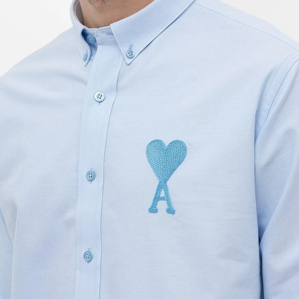 商品AMI|AMI Tonal Heart Oxford Shirt,价格¥1624,第5张图片详细描述