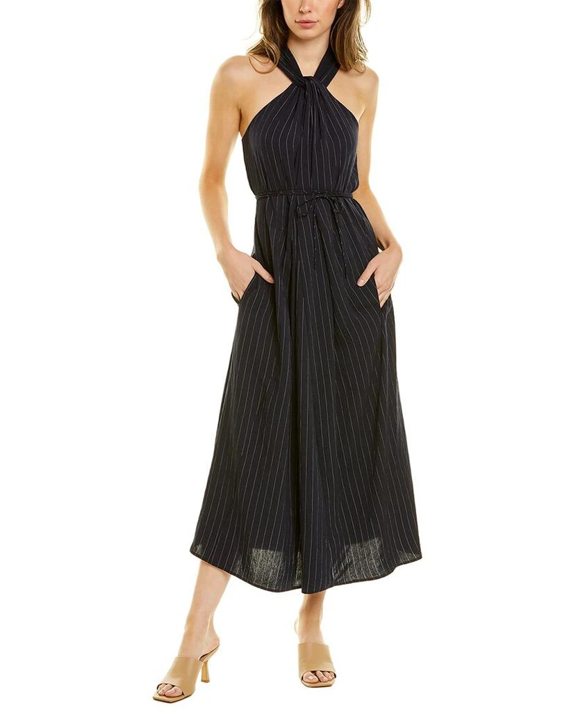 商品Vince|Vince Twist Halter Midi Dress,价格¥599,第1张图片