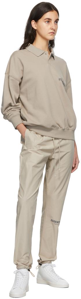 "男女同款" 褐色French Terry卫衣材质Polo衫商品第4张图片规格展示