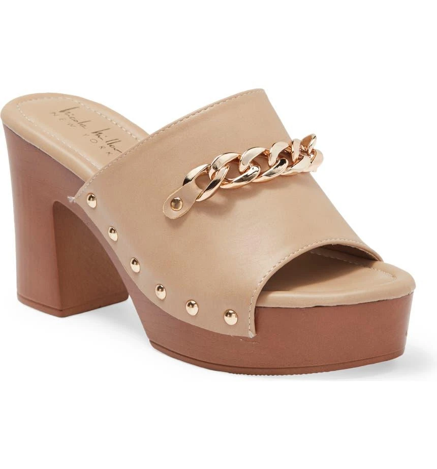商品Nicole Miller|Slip-on Chain Clog,价格¥244,第1张图片