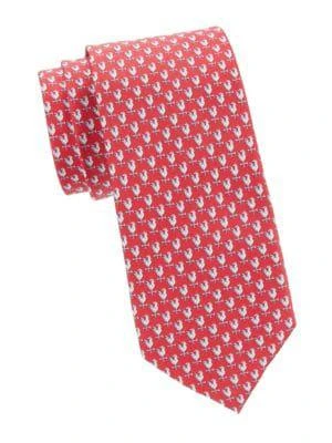 商品Salvatore Ferragamo|Weathercock Print Silk Tie,价格¥900,第1张图片