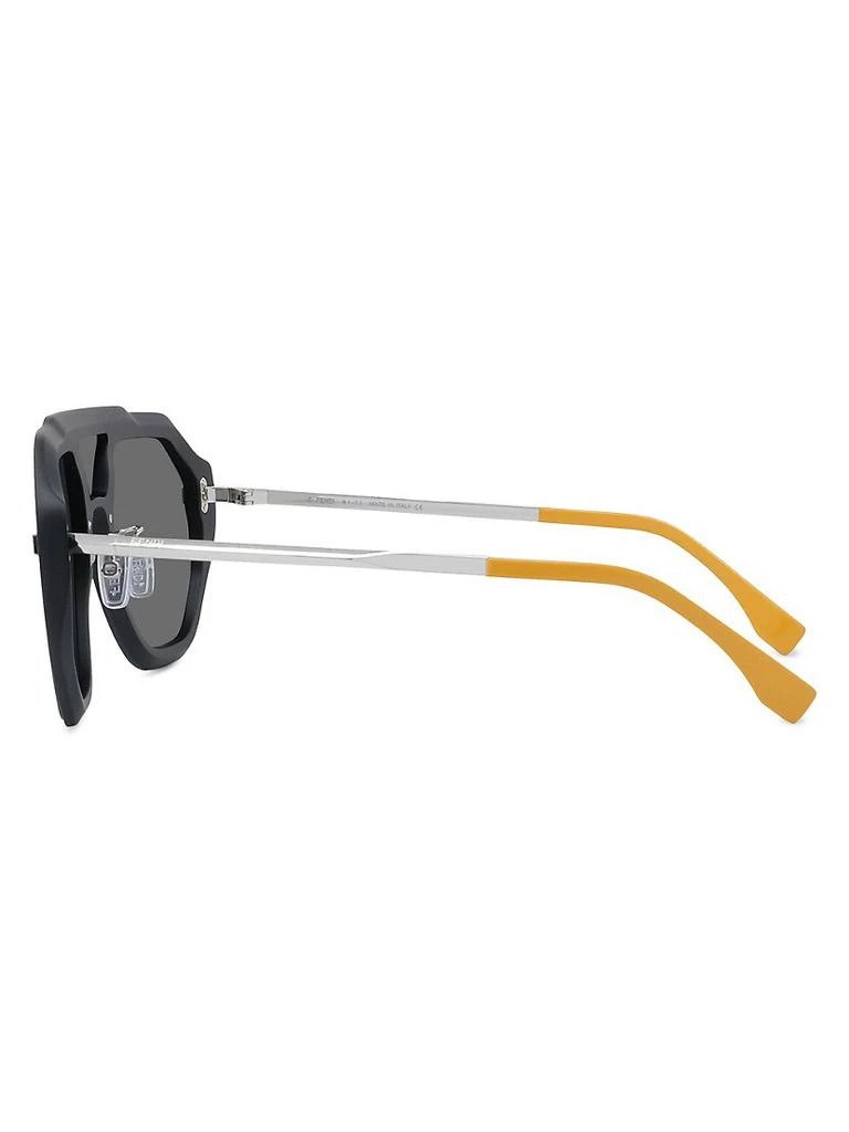 商品Fendi|Logo Pilot Mask Sunglasses,价格¥3915,第4张图片详细描述