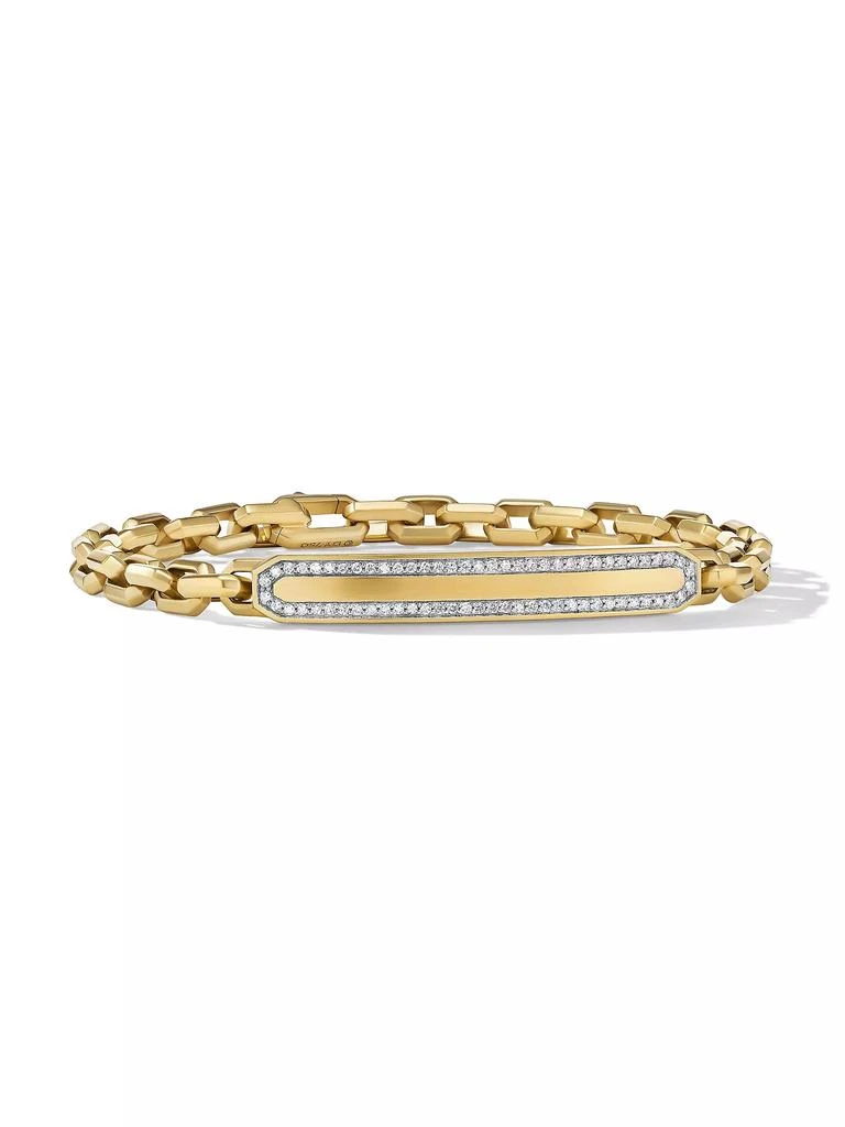 商品David Yurman|Streamline ID Bracelet in 18K Yellow Gold, 6.8MM,价格¥71240,第1张图片