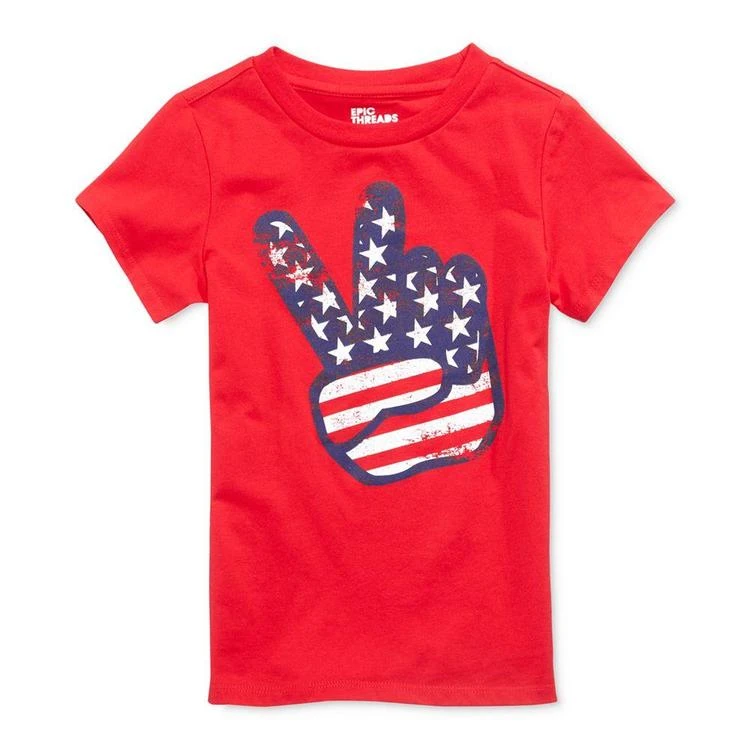 商品Epic Threads|幼童/小童Graphic-Print T-Shirt, Toddler & Little Boys (2T-7), Only At Macy's,价格¥38,第1张图片