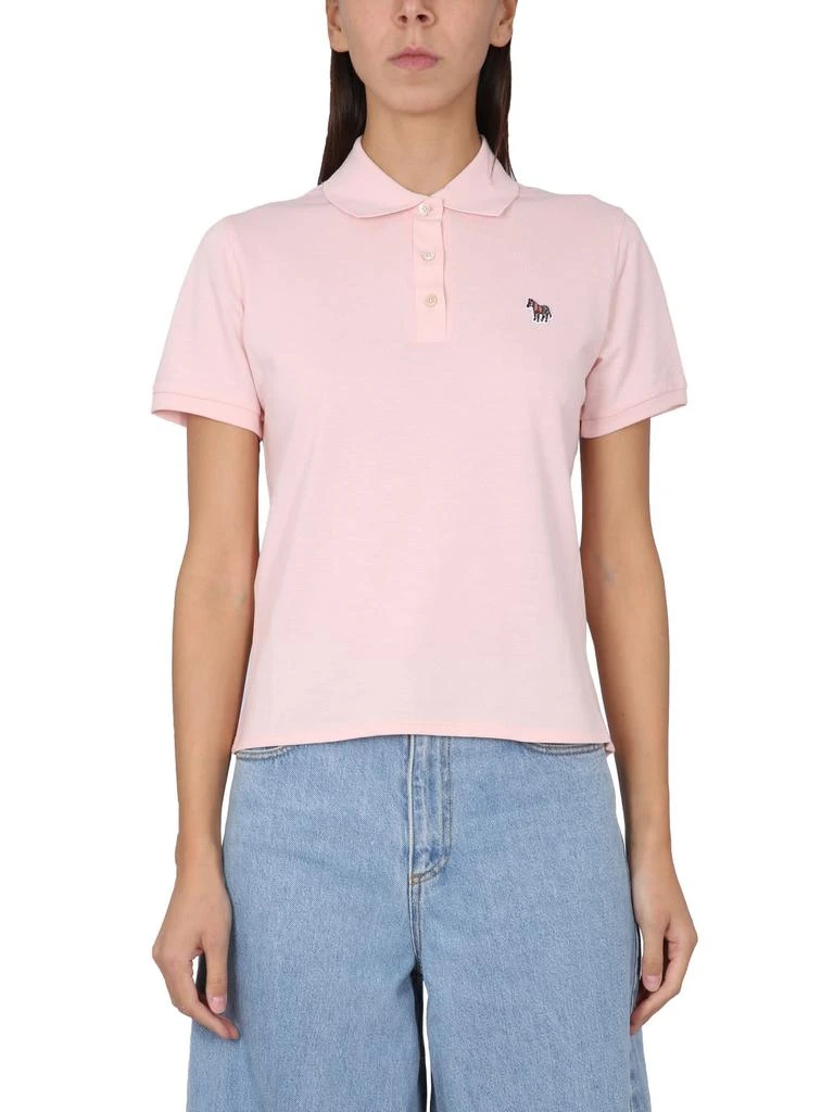 商品Paul Smith|PS by Paul Smith Polo Shirt With Zebra Patch,价格¥784,第1张图片