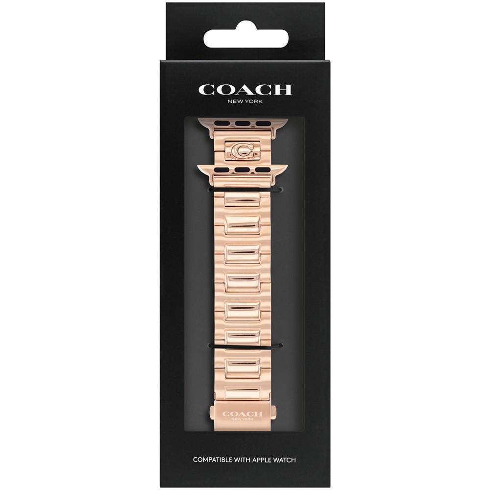 商品Coach|Rose Gold-Tone Apple Bracelet, 38, 40, 41mm,价格¥1048,第4张图片详细描述