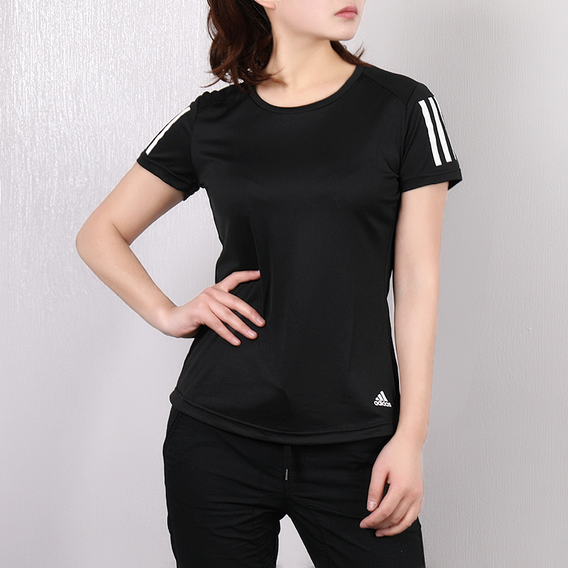 商品[国内直发] Adidas|OWN THE RUN TEE女士运动休闲短袖T恤,价格¥110,第1张图片