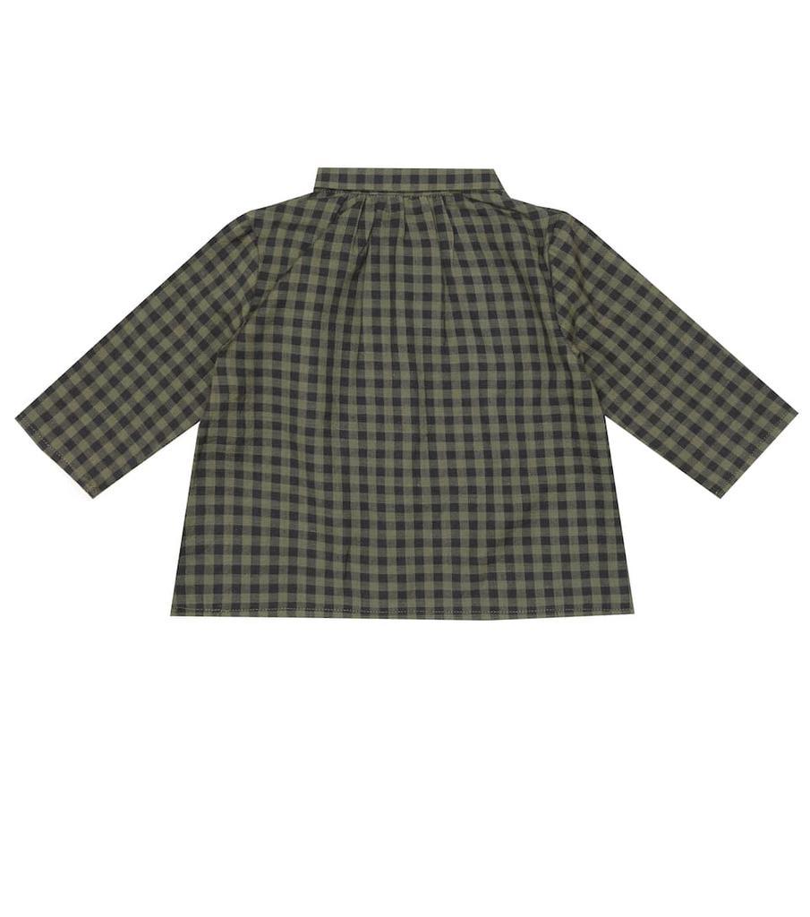 商品Caramel|Baby Raven格纹棉质衬衫,价格¥433,第4张图片详细描述