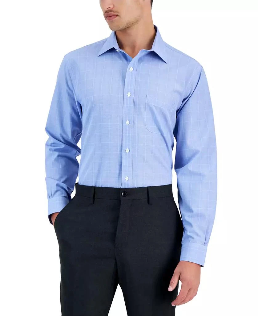 商品Brooks Brothers|Men's Regular Fit Non-Iron Glen Plaid Dress Shirt,价格¥456,第1张图片