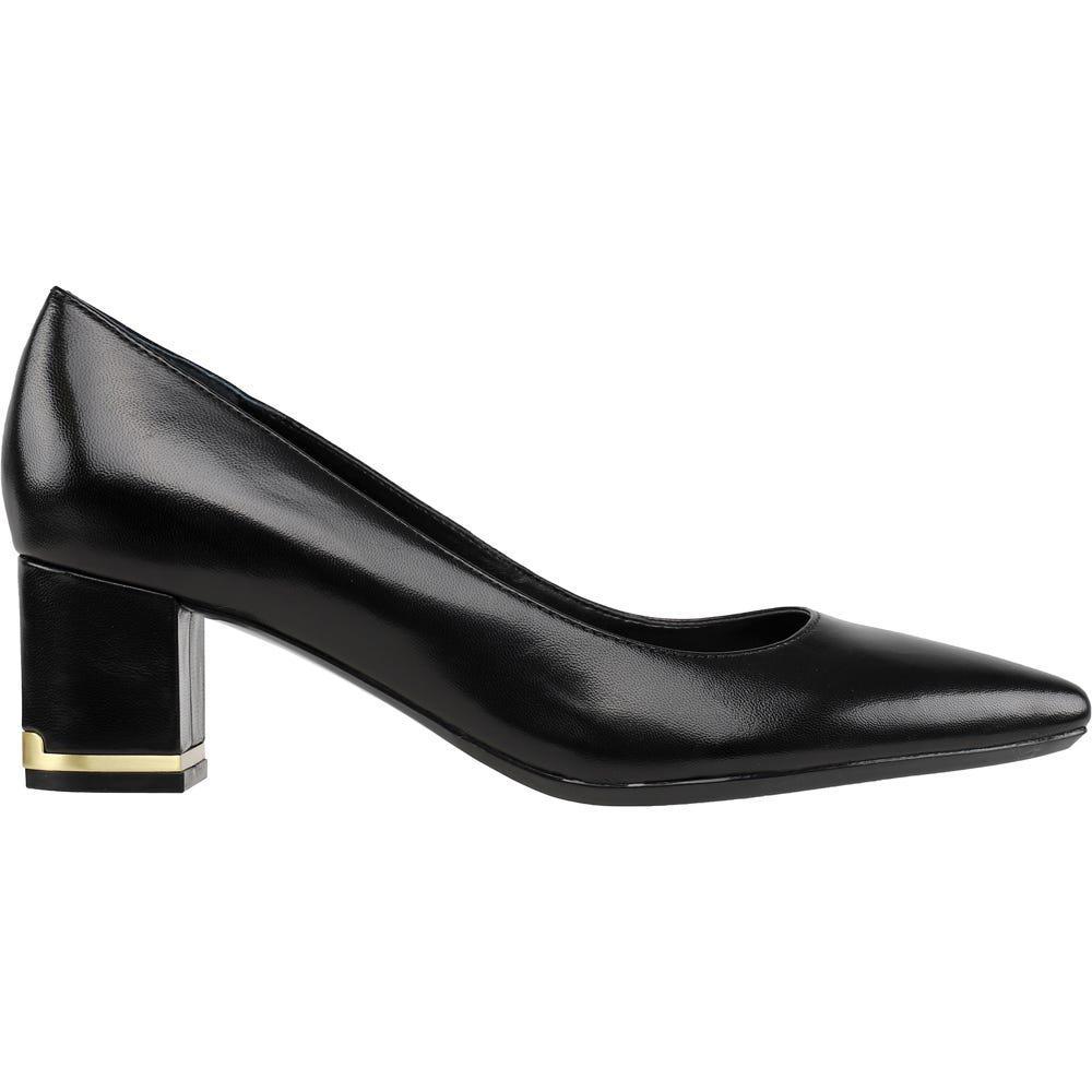 商品Calvin Klein|Nita Pointed Toe Block Heel Pumps,价格¥540,第1张图片