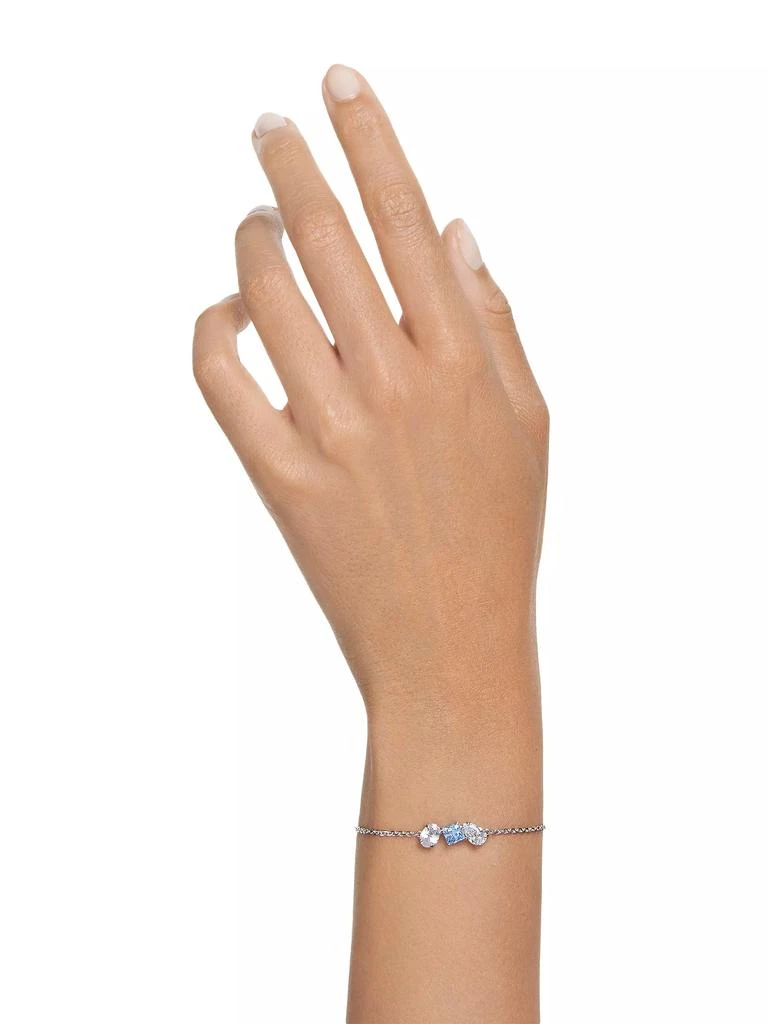 商品Swarovski|Mesmera Rhodium-Plated & Crystal Mixed Cuts Bracelet,价格¥891,第2张图片详细描述