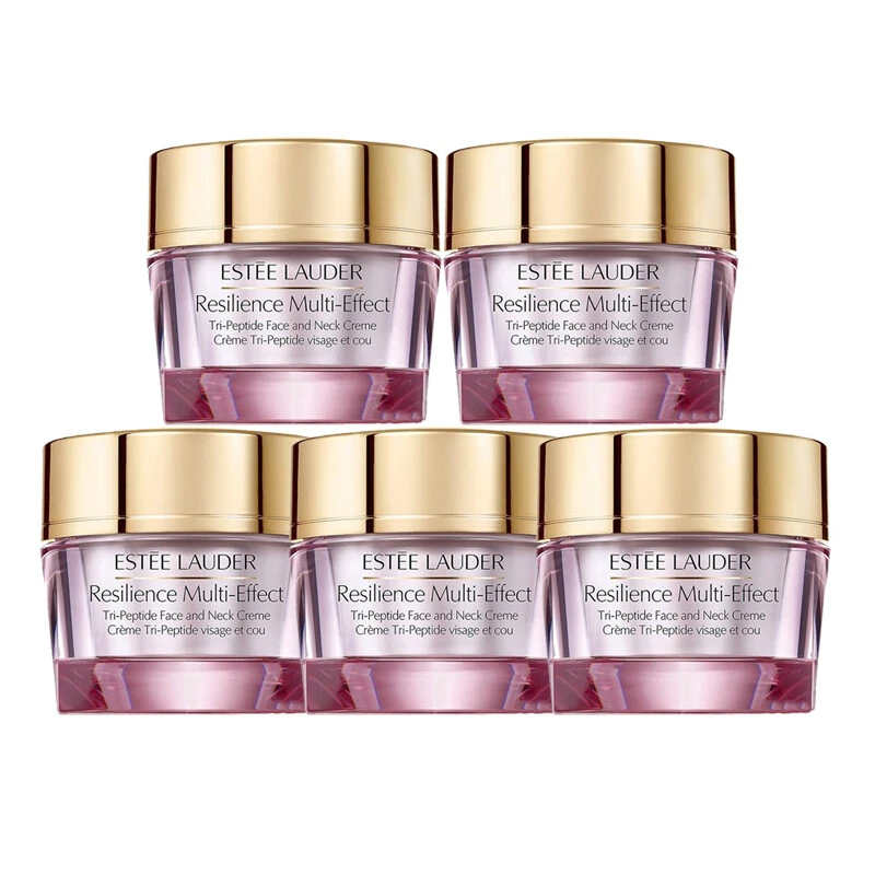 商品Estée Lauder|ESTEE LAUDER 雅诗兰黛 弹性紧实柔肤面颈霜 小样15ml*5 无盒无塑封,价格¥320,第1张图片