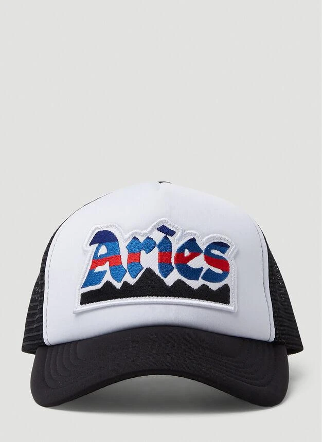 商品Aries|Mountain Trucker Cap in Black,价格¥306,第1张图片