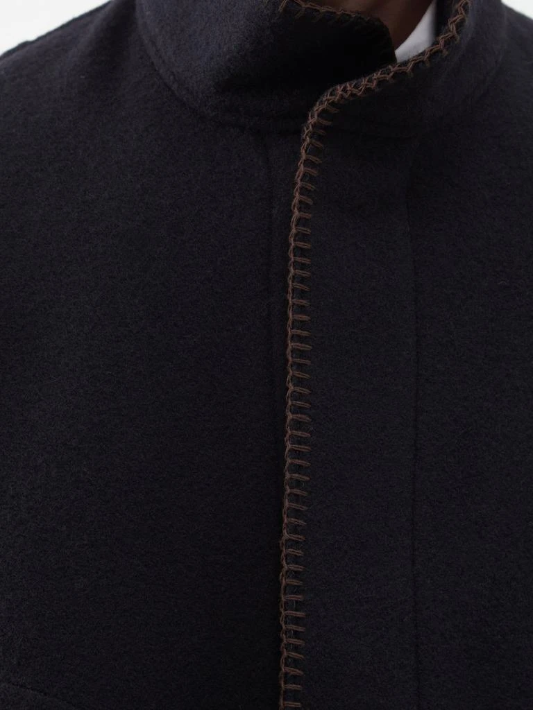 商品3MAN|Blanket-stitched wool-blend jacket,价格¥2675,第4张图片详细描述
