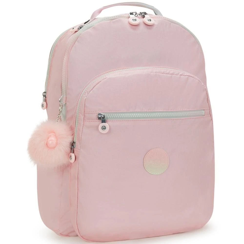 商品Kipling|Seoul Extra Large Candy Metal Nylon 17" Laptop Backpack,价格¥647,第4张图片详细描述