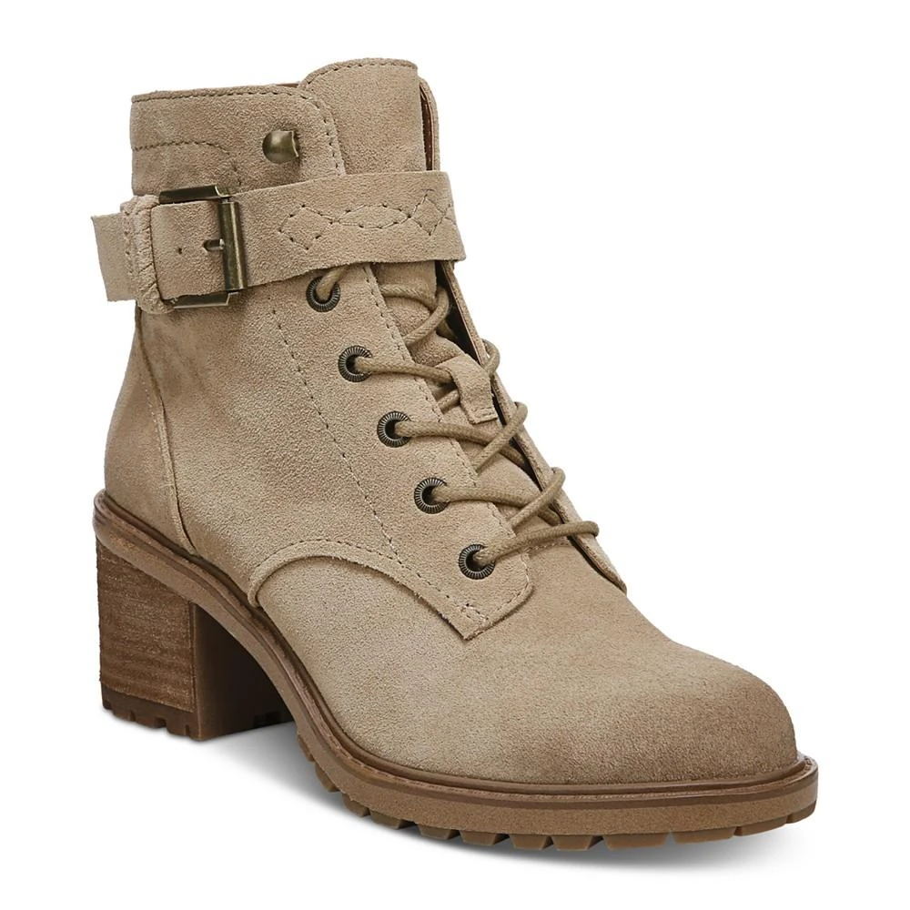 商品ZODIAC|Women's Gemma Lace-up Heeled Combat Booties,价格¥1121,第1张图片