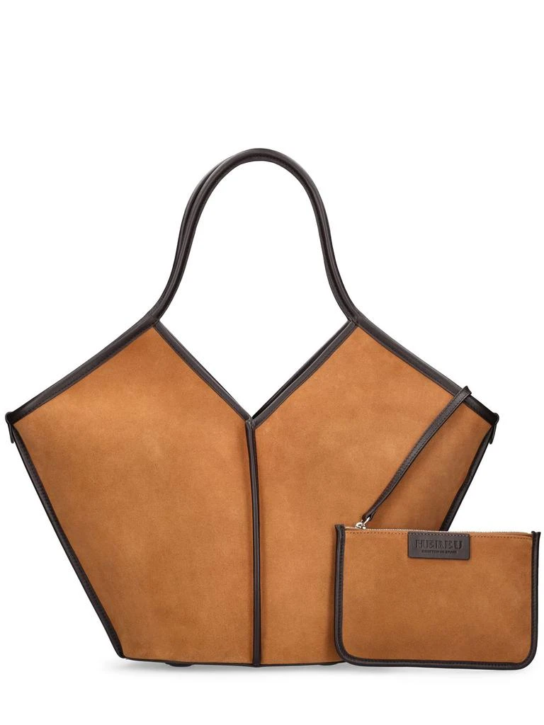 商品Hereu|Calella Suede Leather Shoulder Bag,价格¥2521,第5张图片详细描述