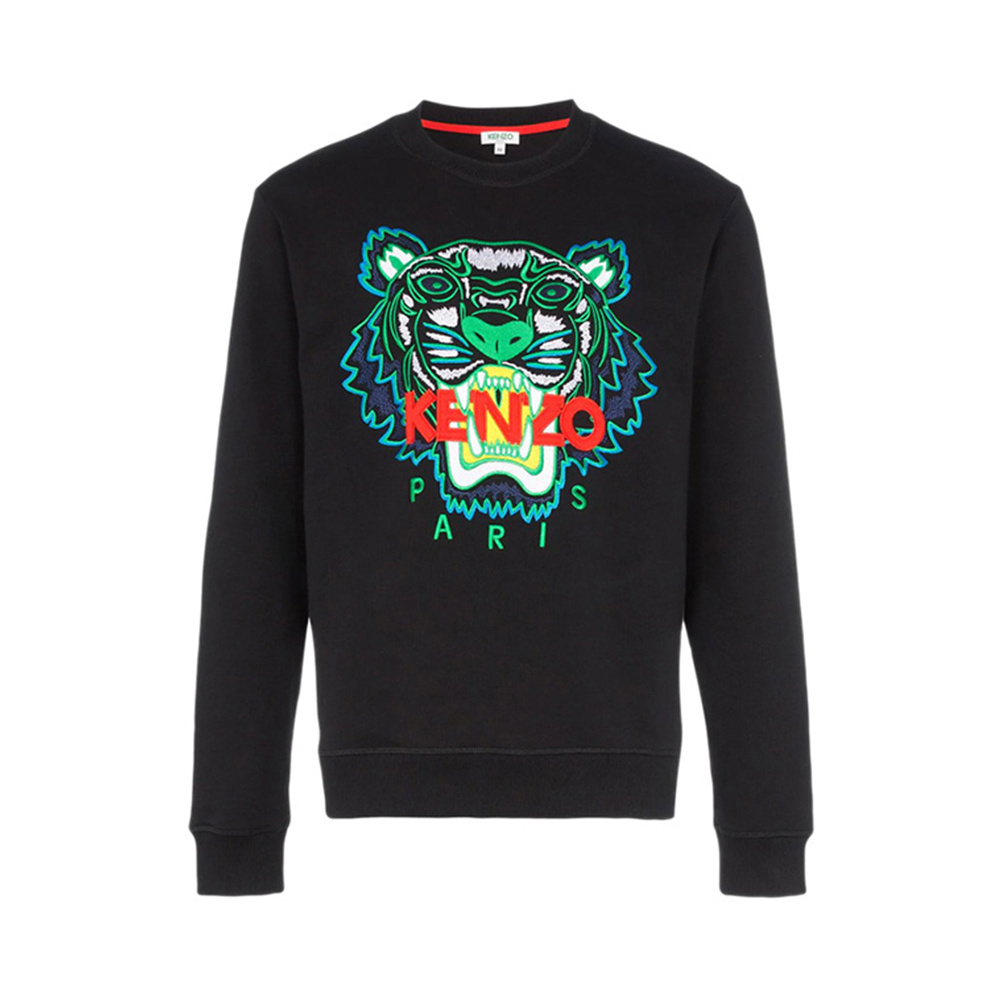 商品Kenzo|Kenzo 高田贤三 男士黑色棉质卫衣 F955SW0014XA-99,价格¥1634,第1张图片