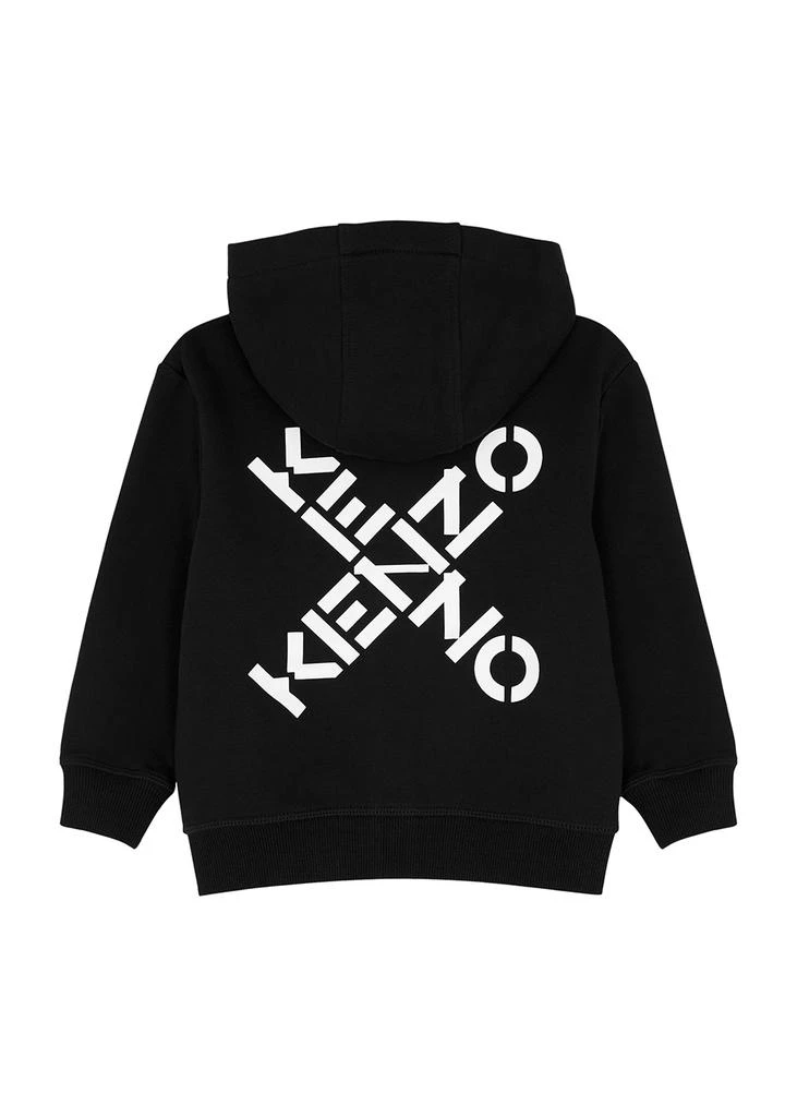 商品Kenzo|Black logo-print jersey sweatshirt (2-5 years),价格¥414,第2张图片详细描述