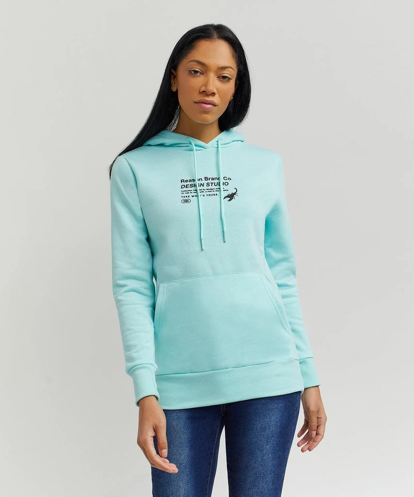 商品Reason Clothing|Womens Tokyo Back Print Hoodie,价格¥111,第3张图片详细描述