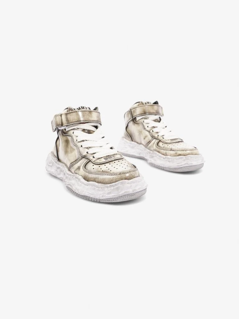 商品[二手商品] Maison MIHARA YASUHIRO|Maison Mihara Yasuhiro Wayne High Top Sneakers Cream /  / Leather,价格¥3359,第2张图片详细描述