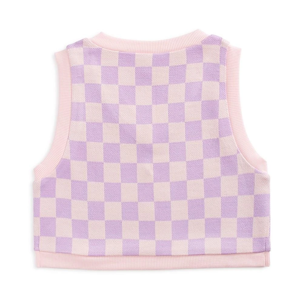 商品Epic Threads|Big Girls Stella V-Neck Checkered Vest, Created for Macy's,价格¥89,第4张图片详细描述