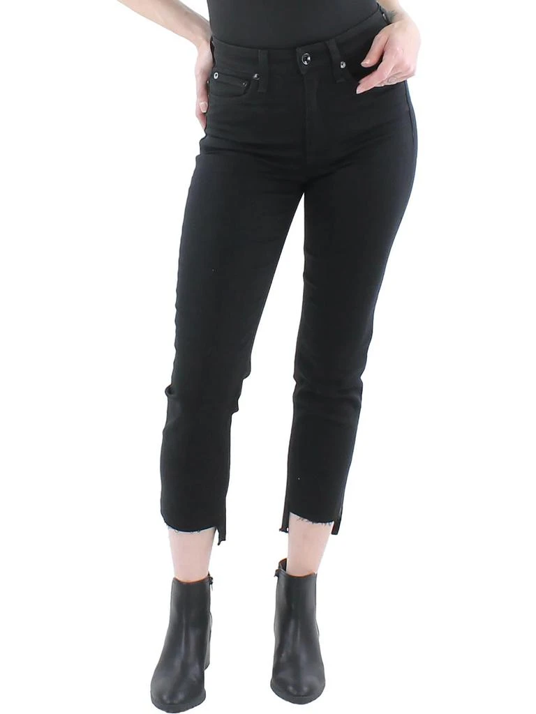 商品Rag & Bone|Nina Womens High Rise Ankle Cigarette Jeans,价格¥531,第1张图片