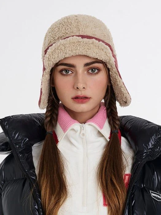 Corduroy Fleece Earmuff Cap Cona 6 Colors 商品
