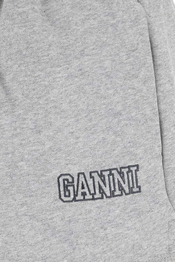 商品Ganni|Melange grey cotton blend shorts,价格¥778,第2张图片详细描述