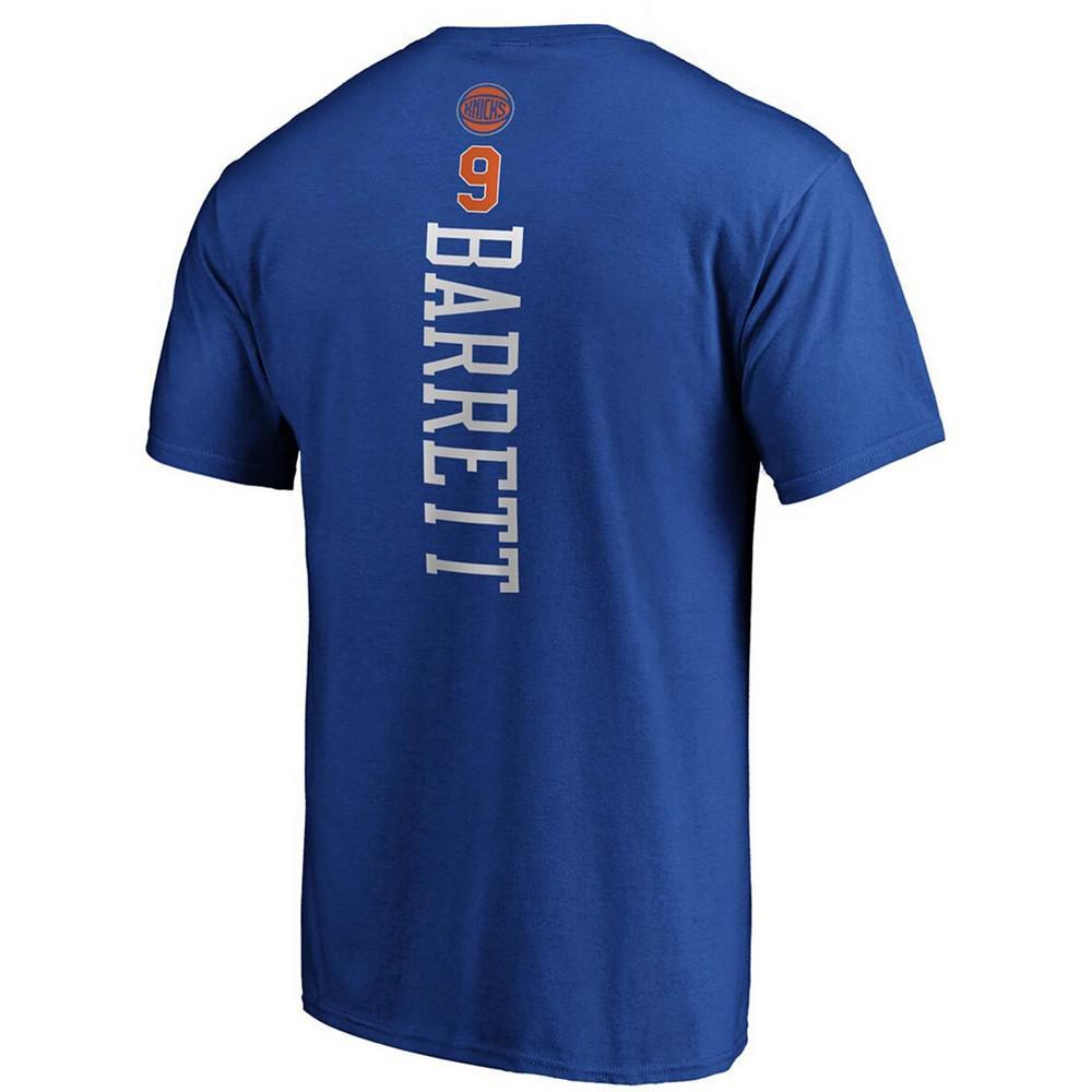 商品Majestic|Fanatics Branded Men's New York Knicks Playmaker Name & Number T-Shirt - R.J. Barrett,价格¥186,第5张图片详细描述