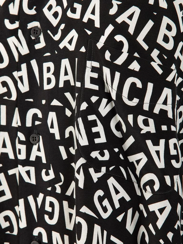 商品Balenciaga|Cupro & Viscose Minimal Shirt,价格¥9203,第3张图片详细描述