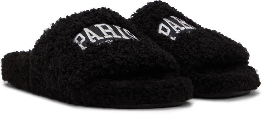 商品Balenciaga|黑色 Furry 拖鞋,价格¥6184,第6张图片详细描述