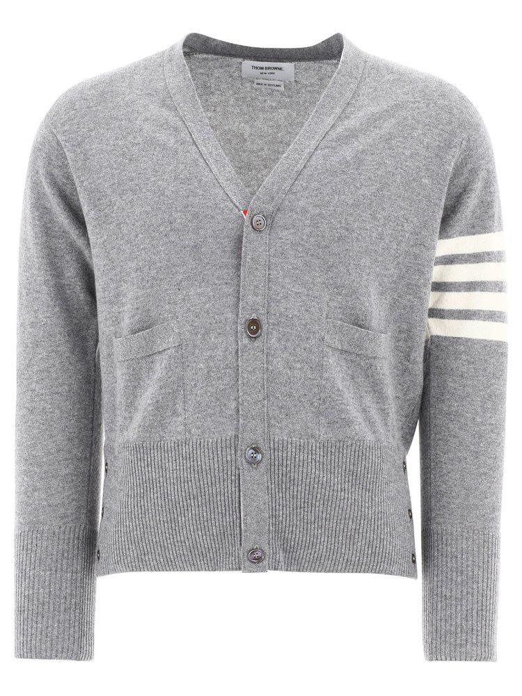 商品Thom Browne|Thom Browne 4-Bar Stripe Cardigan,价格¥9798,第1张图片