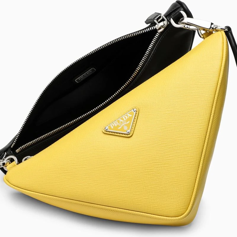 Black and yellow Saffiano messenger bag 商品