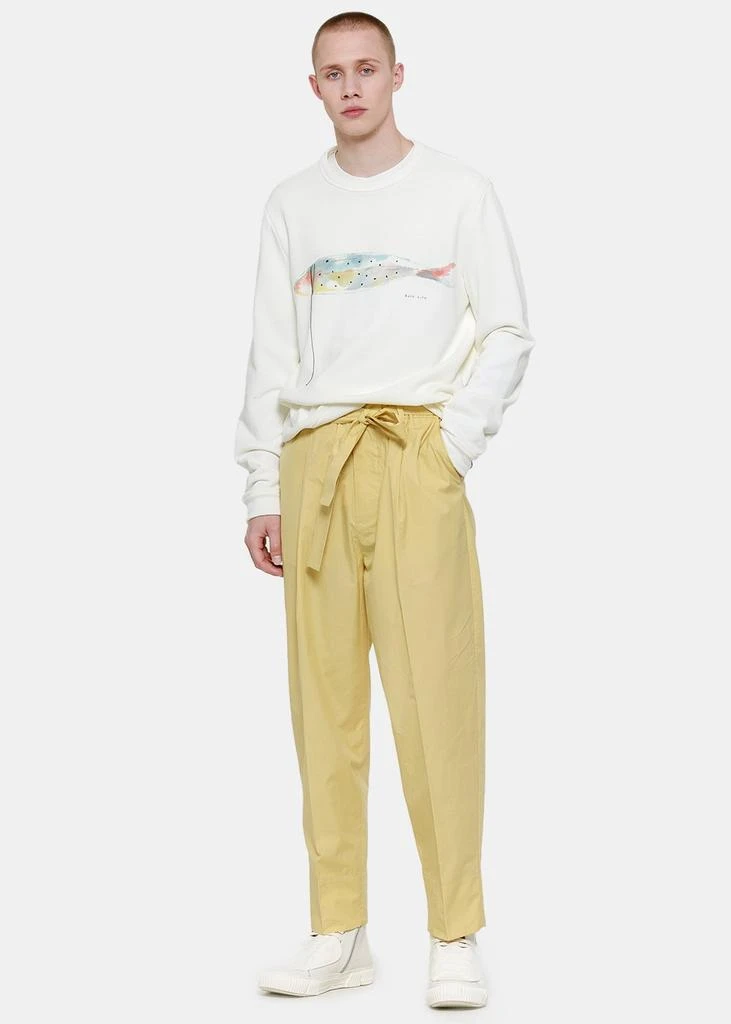 商品FEDERICO CURRADI|Federico Curradi Yellow Knotted Pants,价格¥1335,第5张图片详细描述