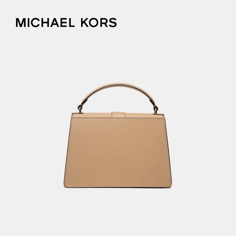 商品[国内直发] Michael Kors|MK 女包 迈克·科尔斯（MICHAEL KORS）卡其色 皮质手提单肩斜跨包 30H1LGRS2L CAMEL,价格¥1747,第6张图片详细描述