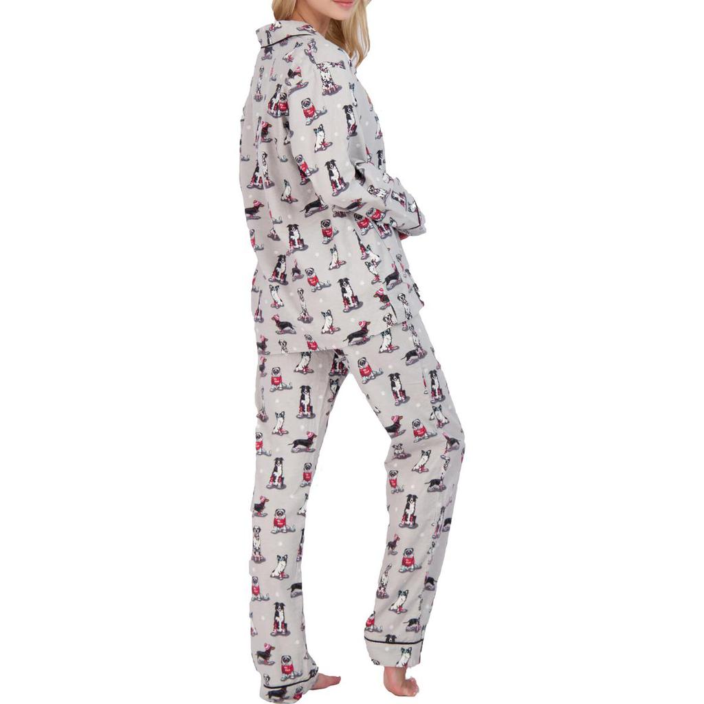 PJ Salvage RZ8FLPJ Women's Cotton Flannel Pajama Set商品第9张图片规格展示