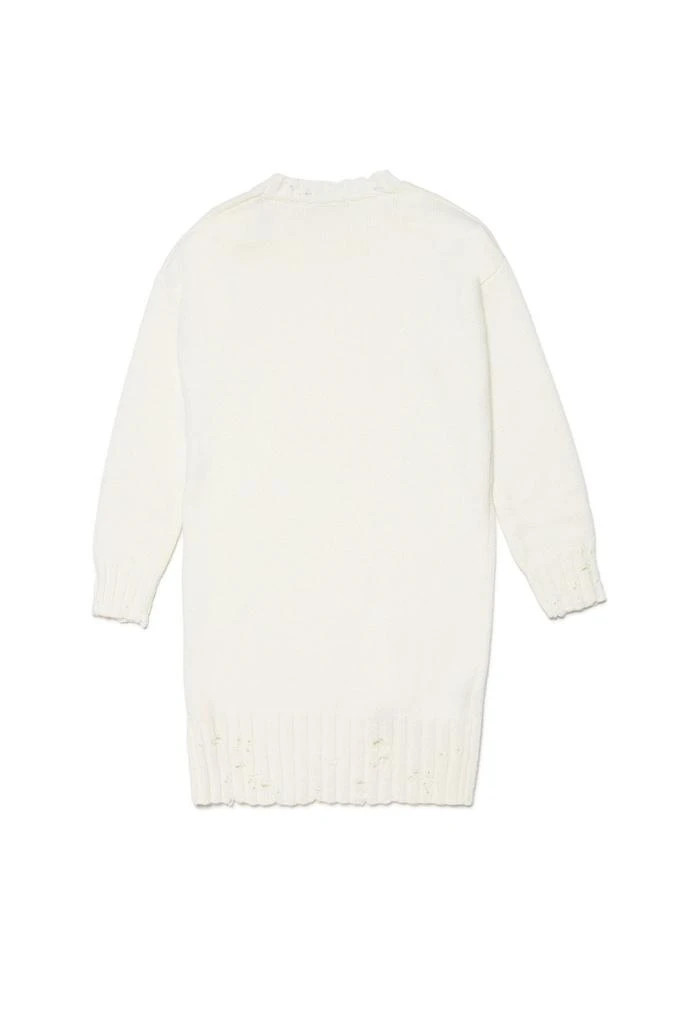 商品Marni|Marni Kids Logo Intarsia Distressed Knitted Dress,价格¥1464,第2张图片详细描述