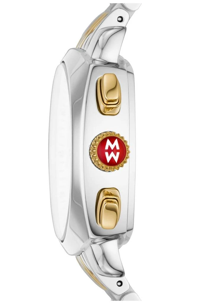 商品Michele|Women's Ascalon Diamond Two-Tone Bracelet Watch, 34mm x 41mm - 0.05 ctw,价格¥9061,第5张图片详细描述