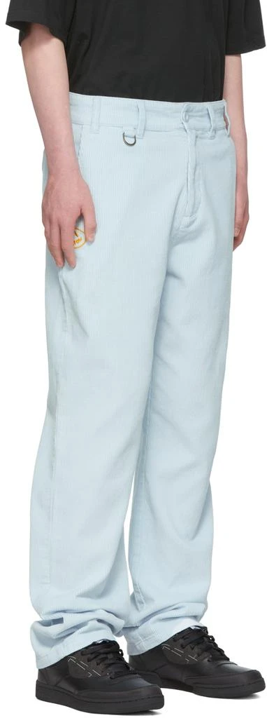 商品Drew House|SSENSE Exclusive Blue Cotton Trousers,价格¥514,第2张图片详细描述